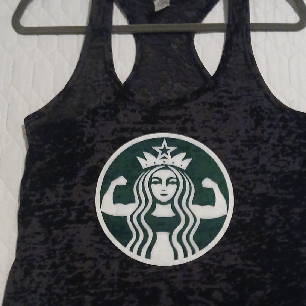 Classic Black and Green Sleeveless Tank Top